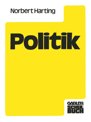 cover image of Politik